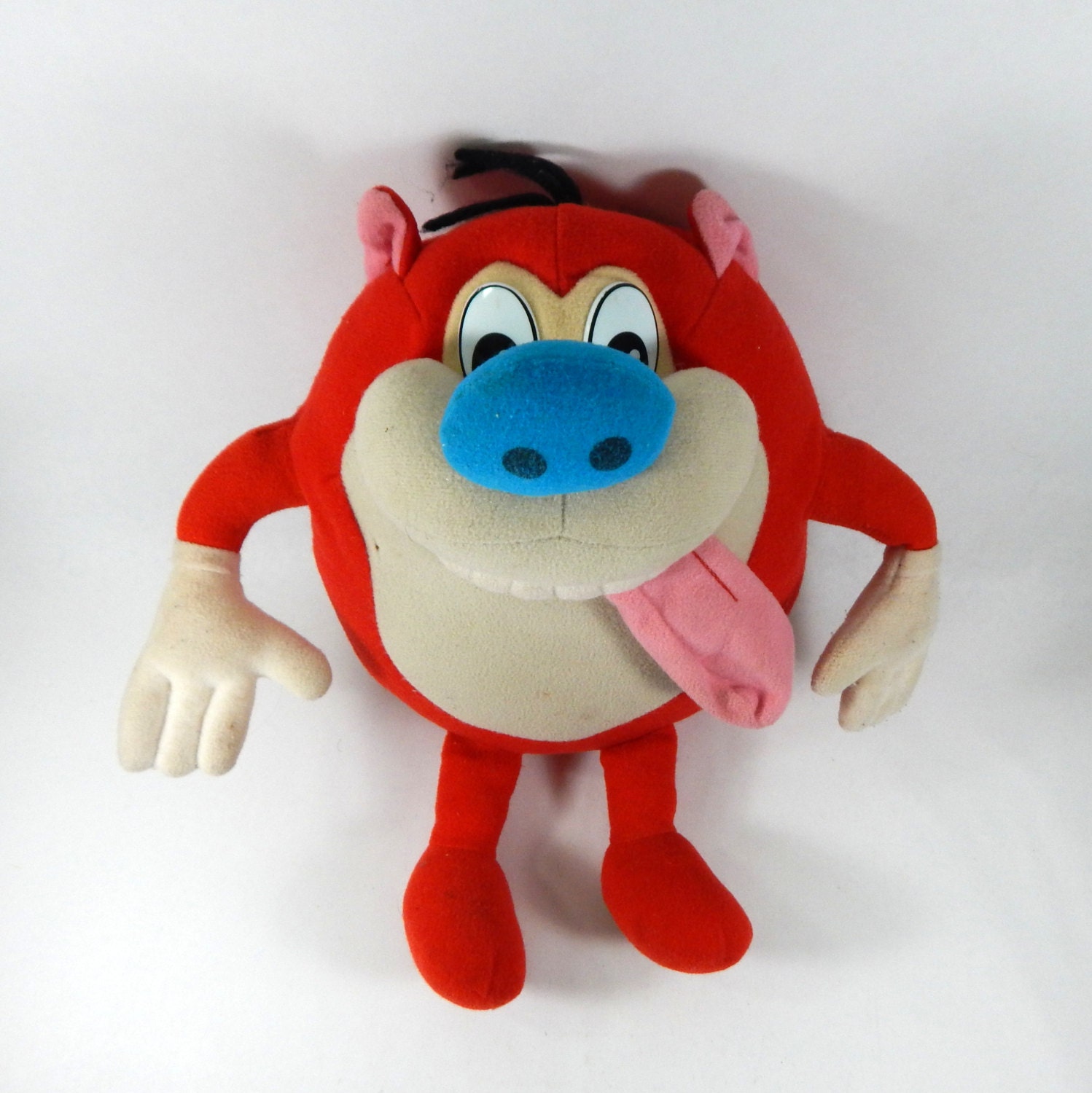 Stimpy Doll 1992 Mattel Nickelodeon Extending by TheJunkinSailor