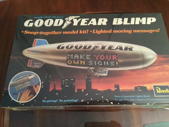 Vintage Revell GoodYear Blimp Snap by MidCenturyMetropolis on Etsy