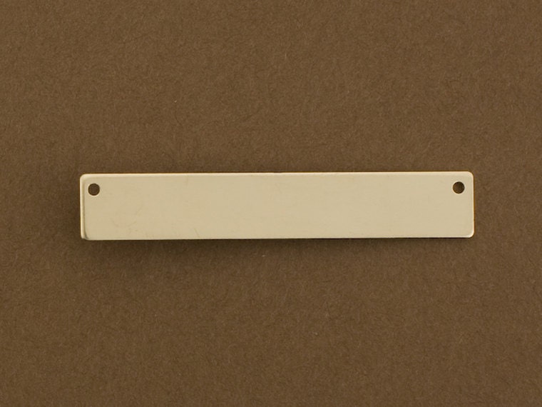 1pc Bar shape Gold blanks Gold Filled 38mm Bar Stamping