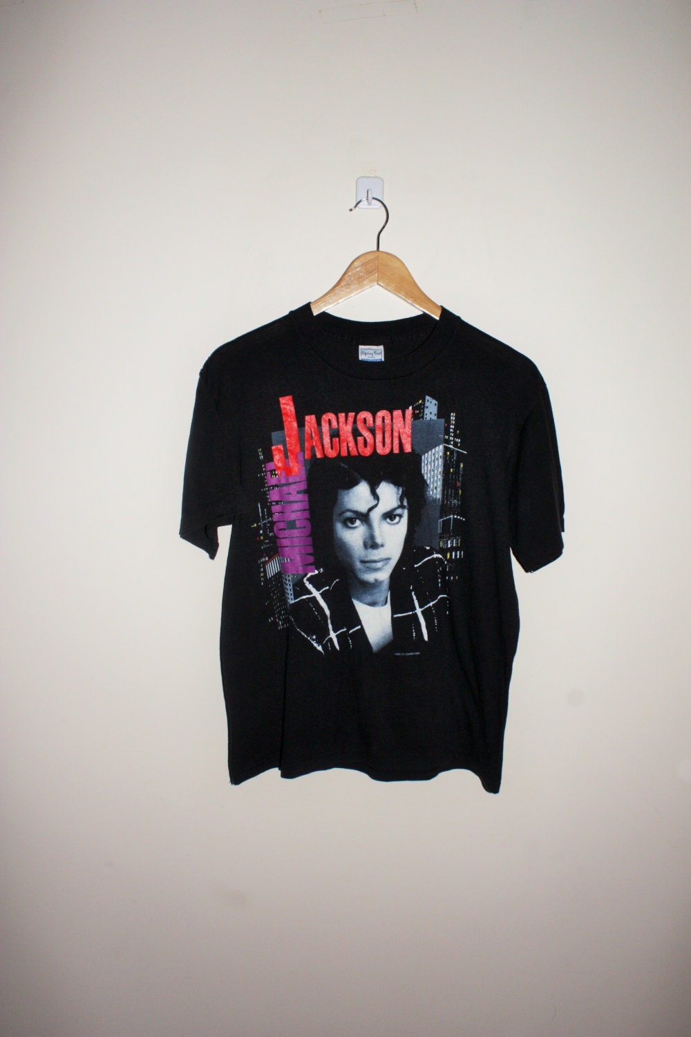 Vintage 1988 Michael Jackson BAD Tour T Shirt