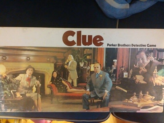 Clue 1972 Parker Brothers Detective Game Complete Classic Game