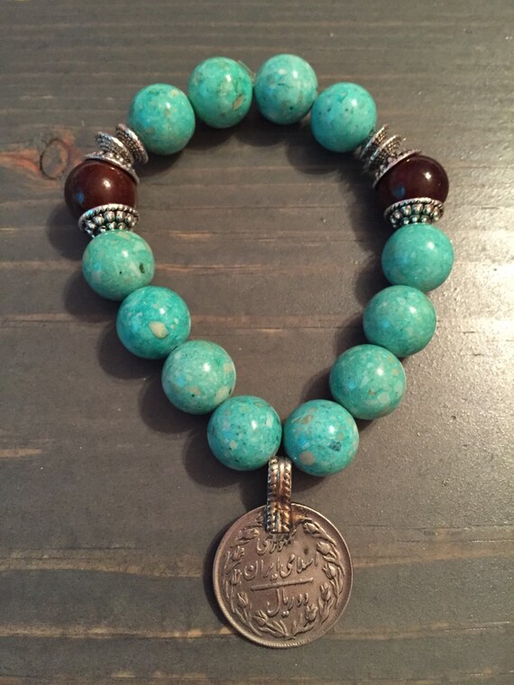 Turquoise Natural Stone With Brown Natural By Lunajunebohogoods   Il 570xN.778593083 G5uf 