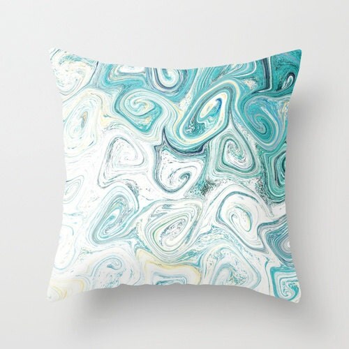 Teal Pillow Cover Accent Pillow Cover Throw Pillow Cover
