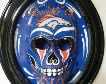 Bronco skull face