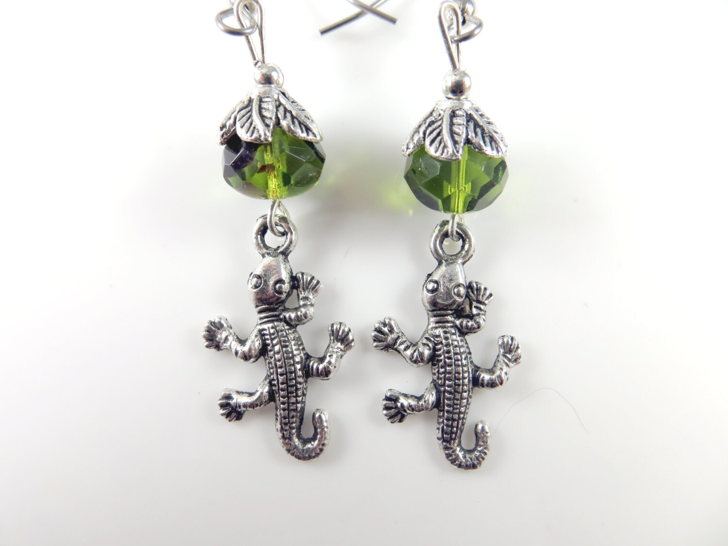 Lizard earrings by TheEarringExpress on Etsy