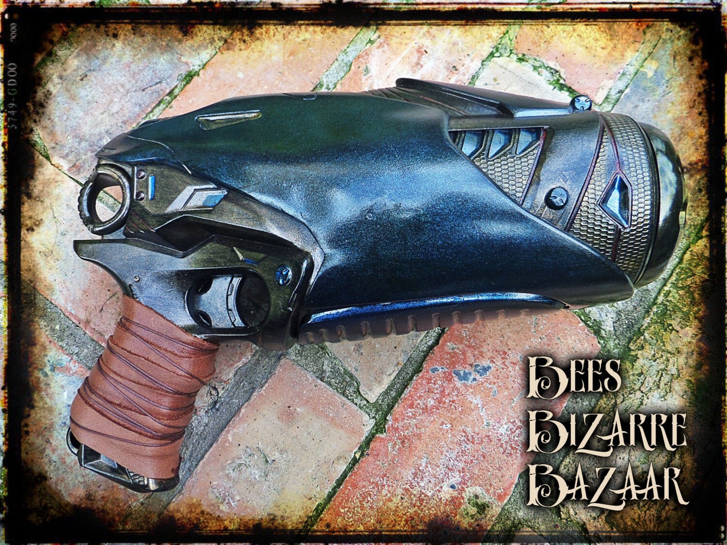 Steampunk Nerf Gun Gatling Gun Ray Gun by BeesBizarreBazaar