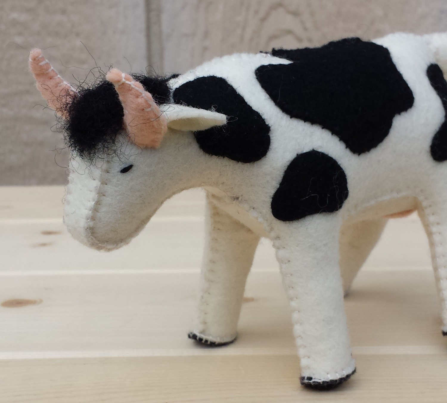 Felt Cow Cow ETSY Gift