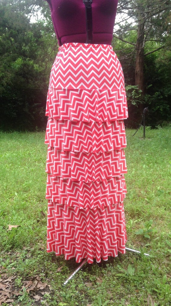 ruffle maxi skirt pattern