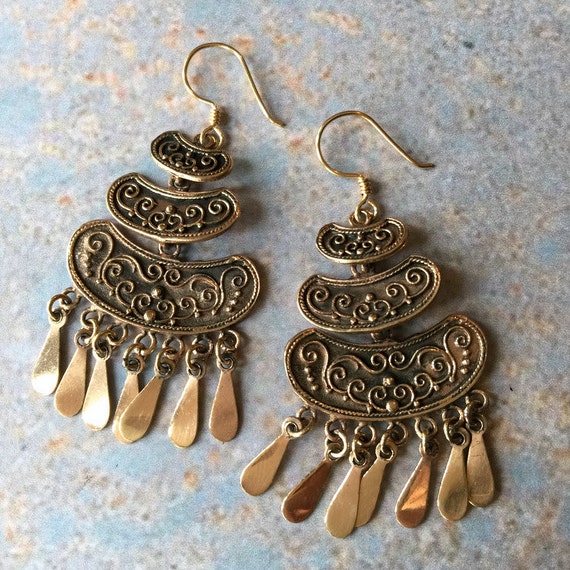 Bronze EarringsHandmade BronzeEarring Components Earring