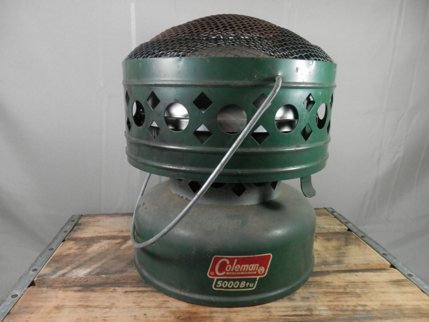Vintage Coleman Heater Catalytic Dome Lantern 511A Camping