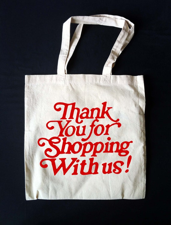 THANK YOU for SHOPPING Adorable Canvas Thrift Store Logo