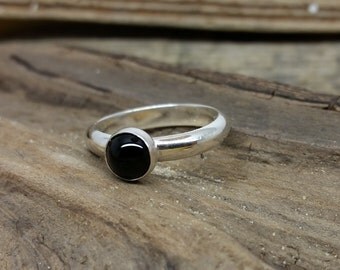 Handmade Sterling Silver Black Onyx Ring