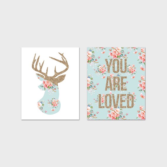 Items similar to Deer Print 8x10 Instant Download Quote Print You Are ...