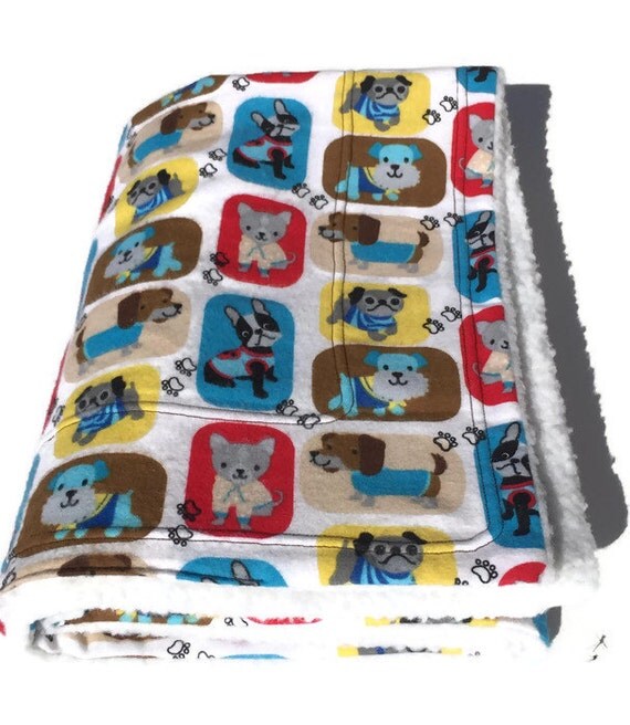 Flannel Blanket Toddler Gifts Pug Blanket Boston Terrier