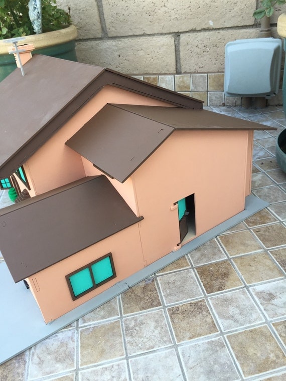 Simpsons house paper model Simpsons house paper model