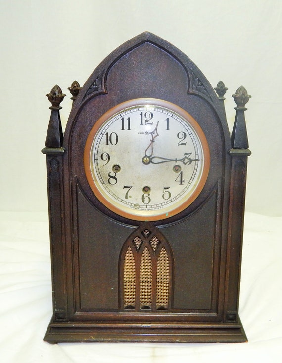 Beautiful Antique New Haven Gothic Style by MyClockShop on Etsy