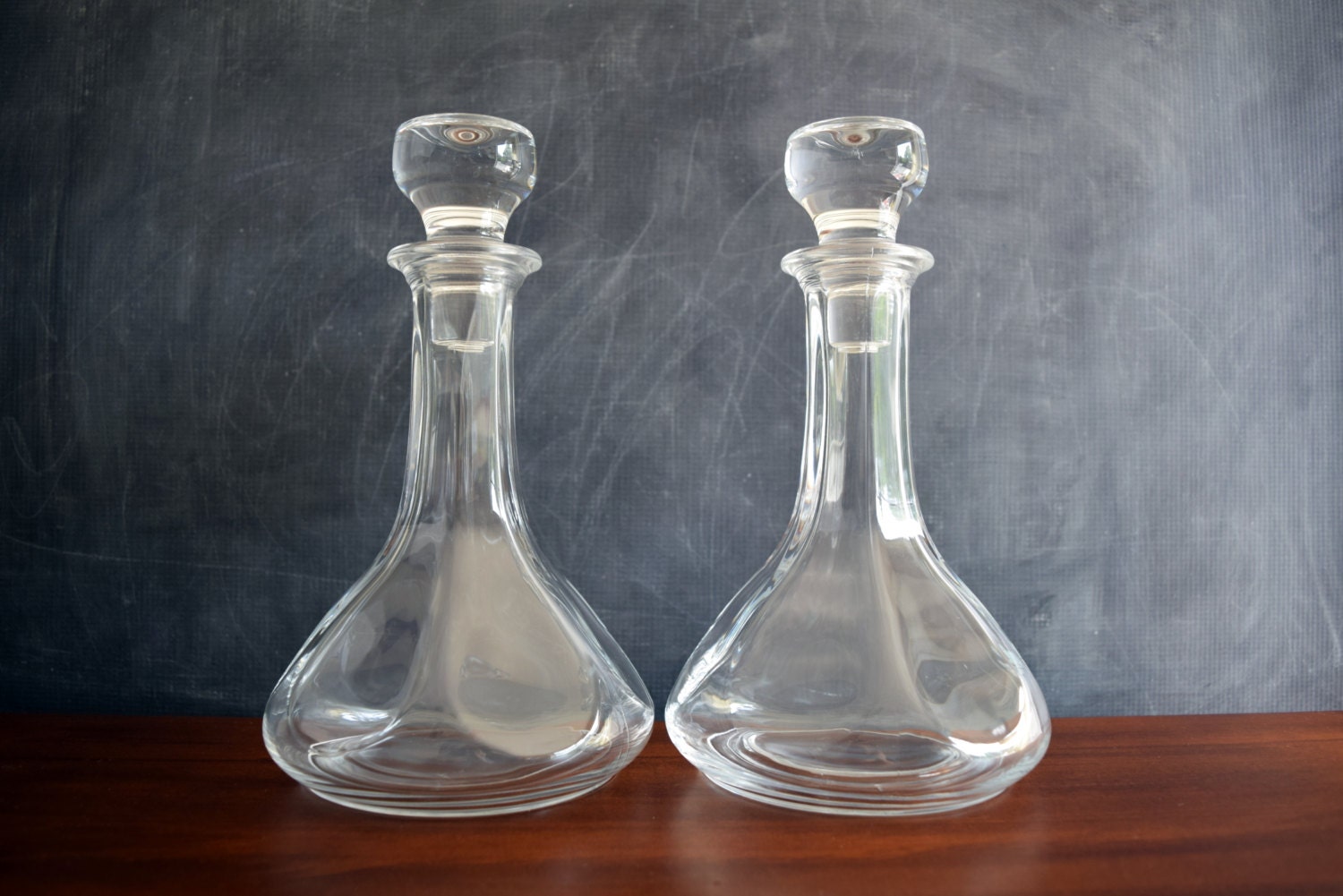 Vintage Crystal Decanter Set by Cristal by TheArmchairAntiquer