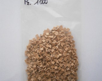 Tiles for mosaic (beechwood-faggio)