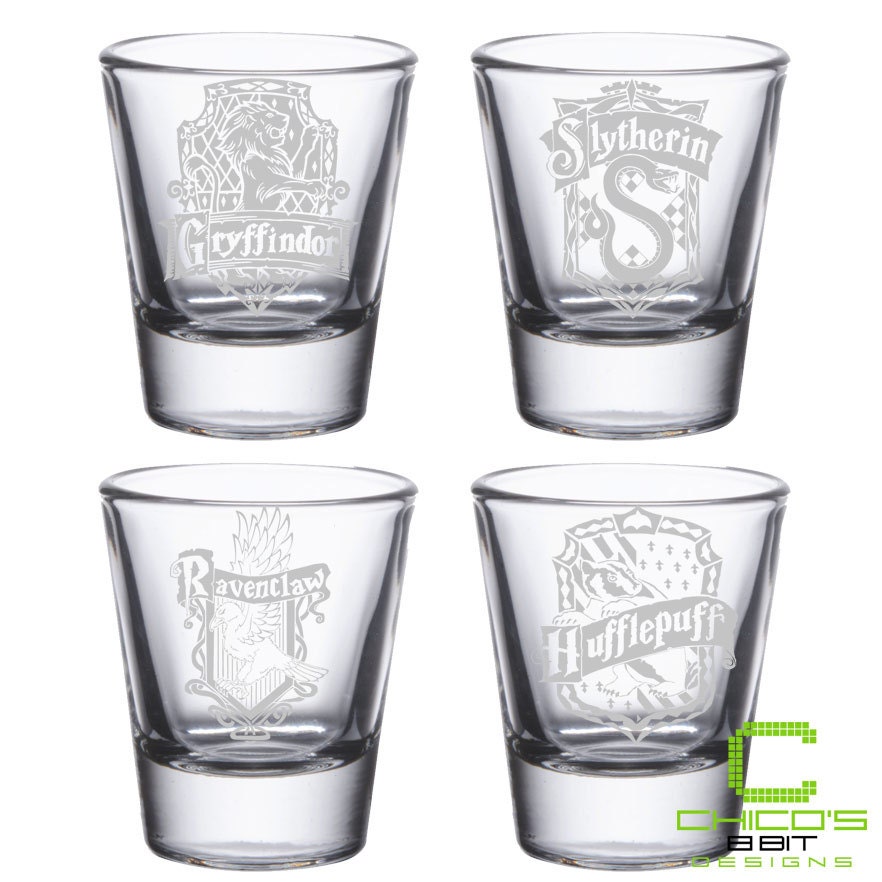 Harry Potter Shot Glass Set Of 4