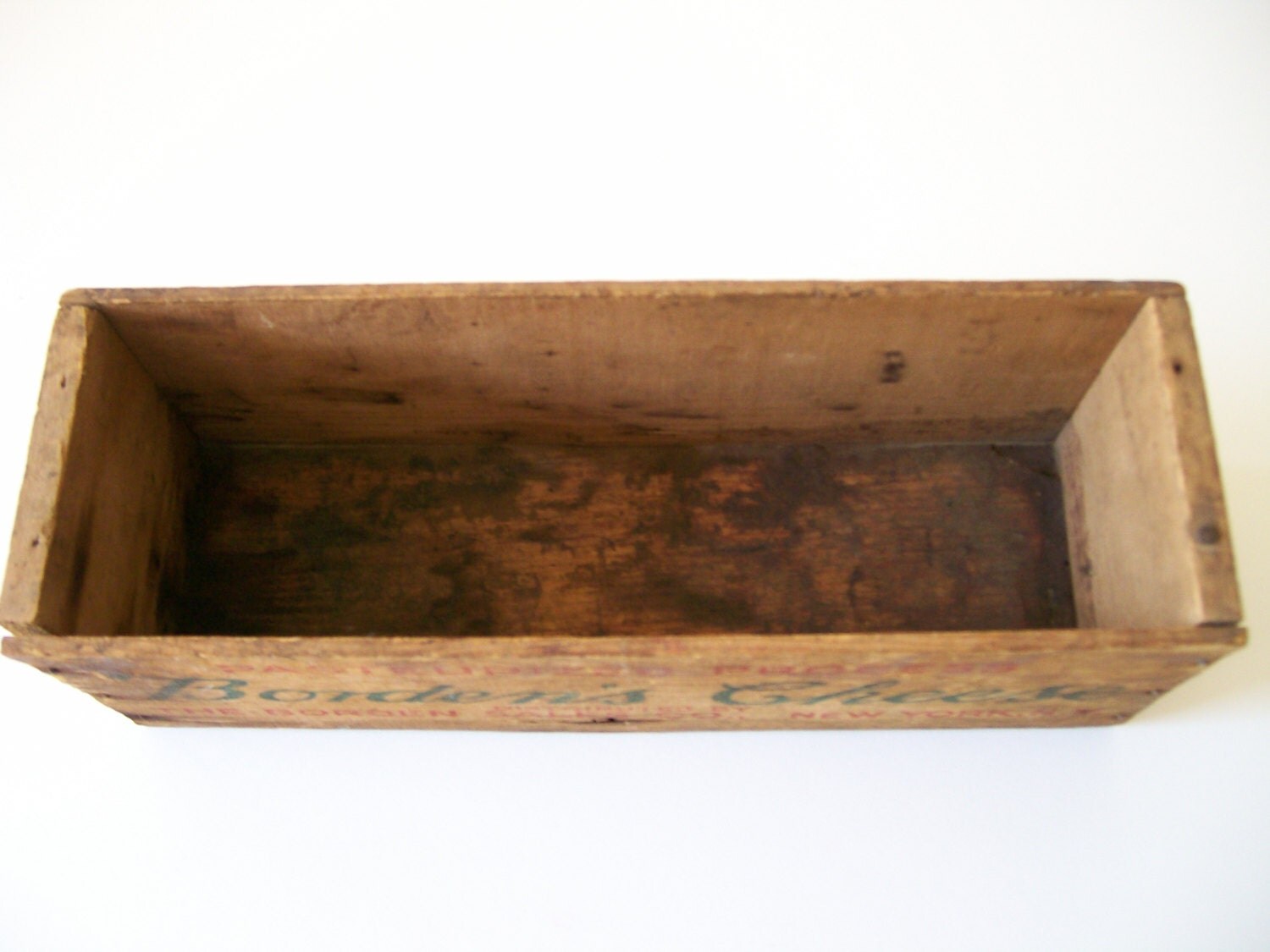 Wooden Cheese Box Borden's Cheese Vintage Cheese Box