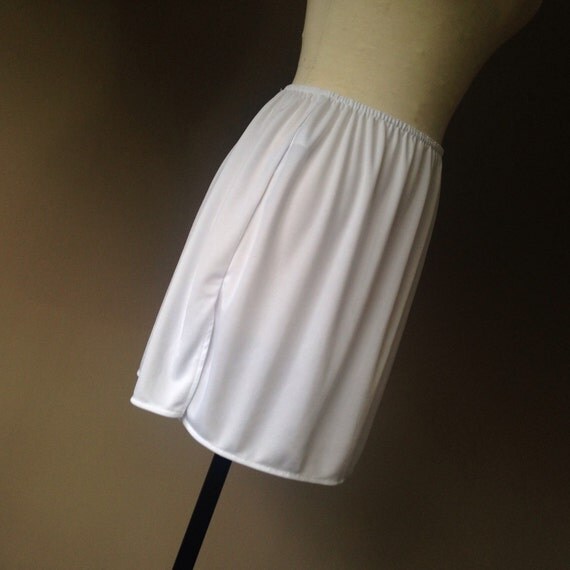 white half slip skirt