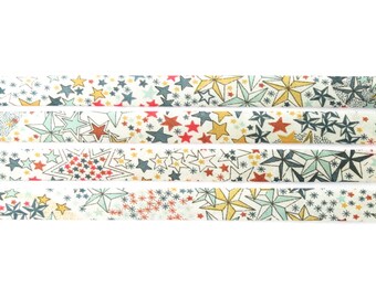 Liberty fabric bias binding 1x Yard of Adelajda - A - 10mm, Liberty fabric UK, bracelet making and sewing supplies for crafters