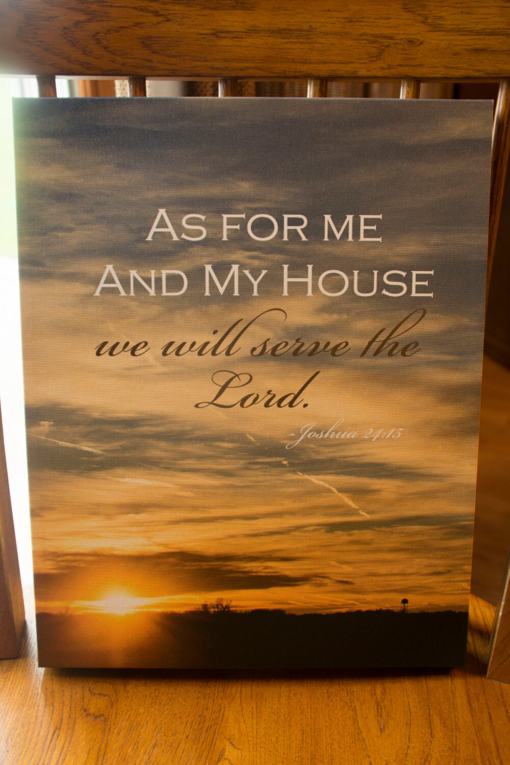 Gallery Canvas Wrap 11x14 Print of Sunset As For Me and