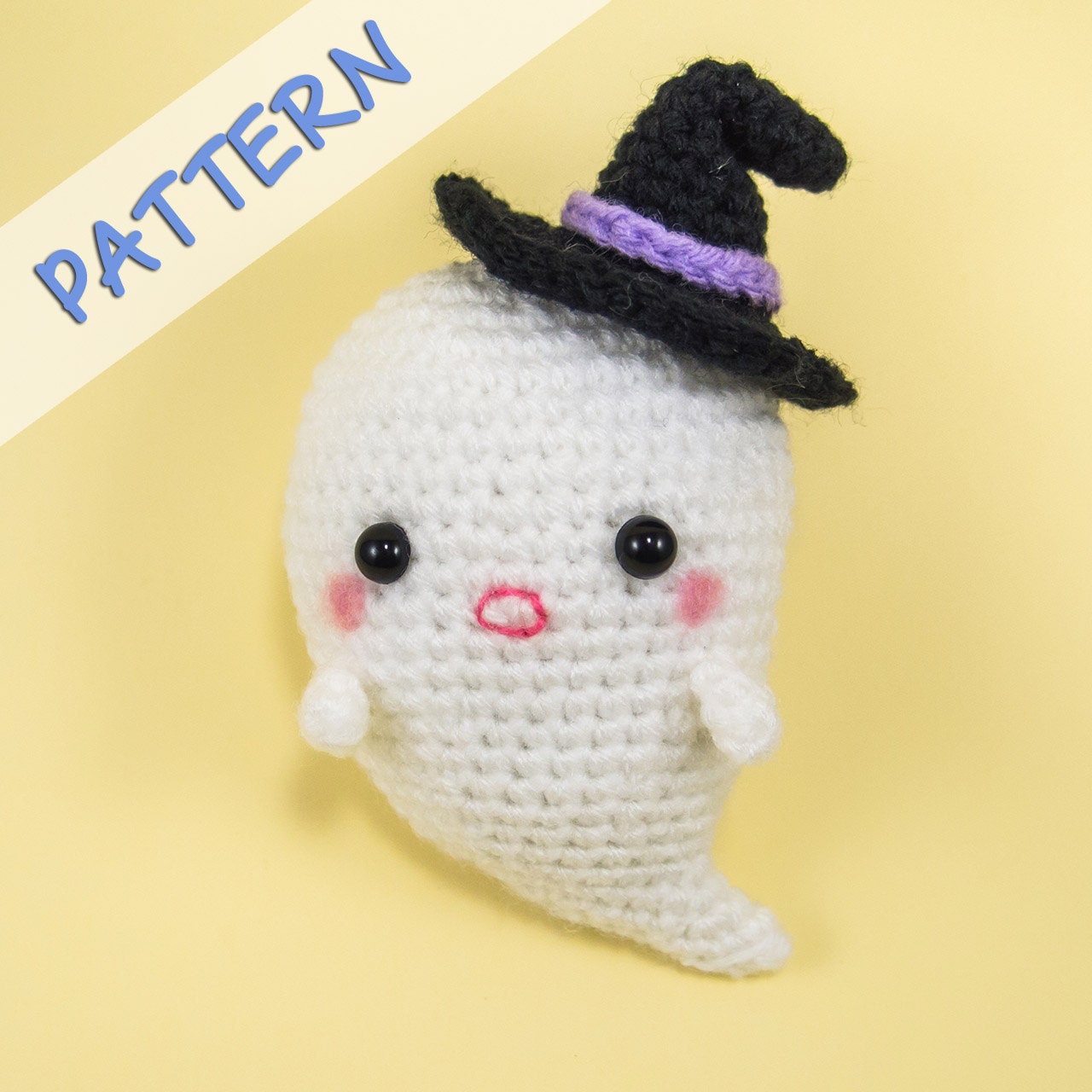 Ghost Stuffed Toy Pattern Amigurumi Ghost By Snacksieshandicraft