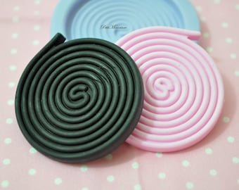 ICE CREAM MOULD 2.0 cm flexible silicone 3d Gelato miniature dollhouse charm kawaii polymer clay jewelry soap resin plaster ST175