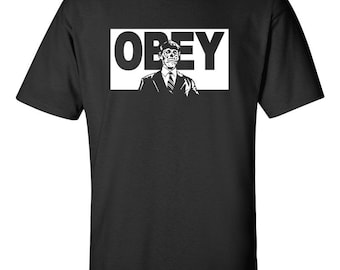 They Live John Carpenter Rowdy Roddy Piper Hand Made 100% Cotton