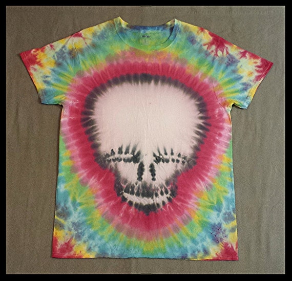 how to make a skull tie dye shirt