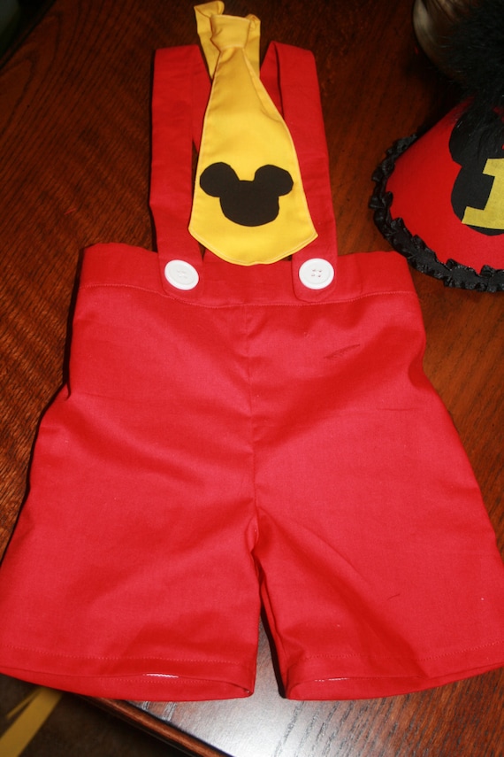 mickey smash cake outfit