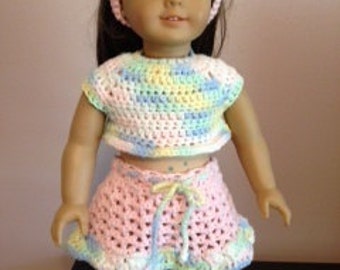 Doll outfit made to fit American Girl doll