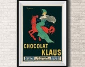 Advertising Chocolat - Capiello - Wall Art - Vintage Illustration - Poster - Print Retro - Woman - Wall Poster - Art to Print - Wall Hanging