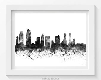 san diego postersan diego skyline san diego cityscape san diego print san diego art san diego decor home decor gift idea 02bw - San Diego Home Decor san diego postersan diego skyline san diego cityscape san diego print san diego art san diego decor home decor gift idea 02bw - San Diego Home Decor