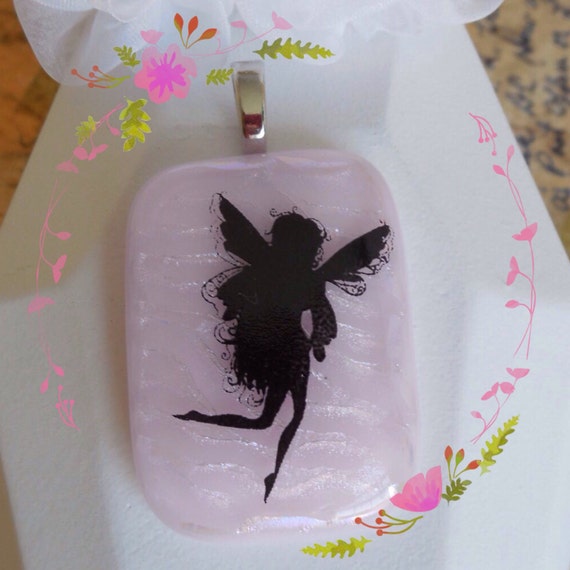 Fused Glass Pendant Fused Glass Jewelry Fused Glass Decal