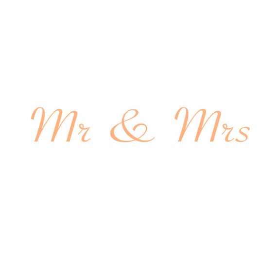 mr and mrs wedding stencils in reuasble mylar by westlondonlaser