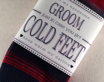 Fabulous Groom's Wedding Gift From Bride Cream by ColdFeetSocks