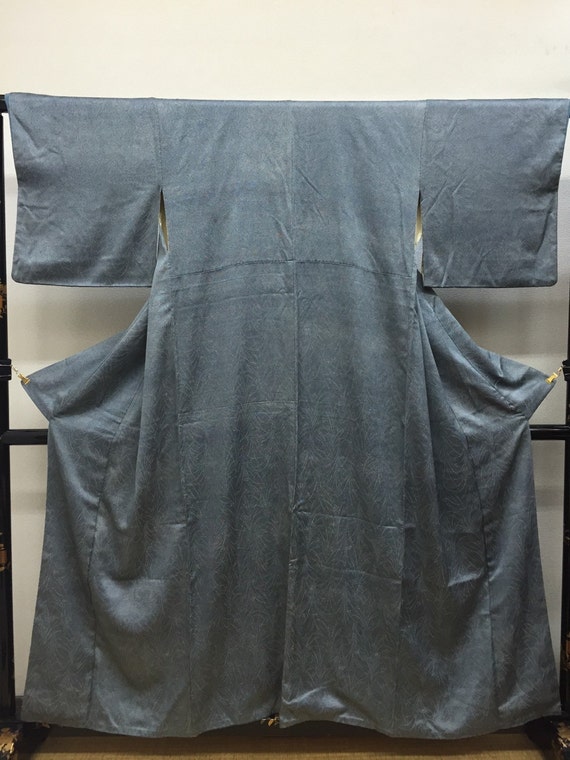 Edo Komon Kimono blue Same komon cool style kimono