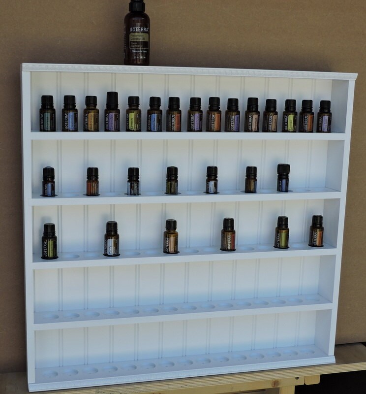 Essential Oil Shelf Rack Display Bead Board by displayyourshelf
