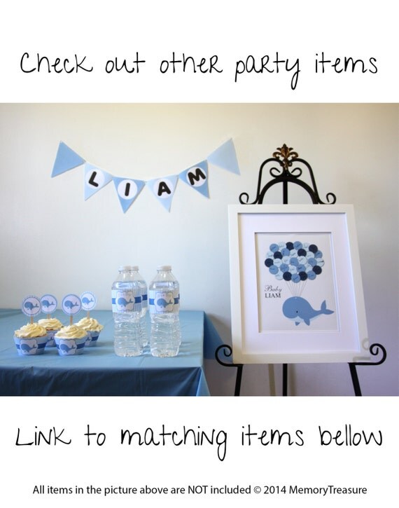 Boy Baby Shower Cupcake Wrappers Printable Baby by MemoryTreasure