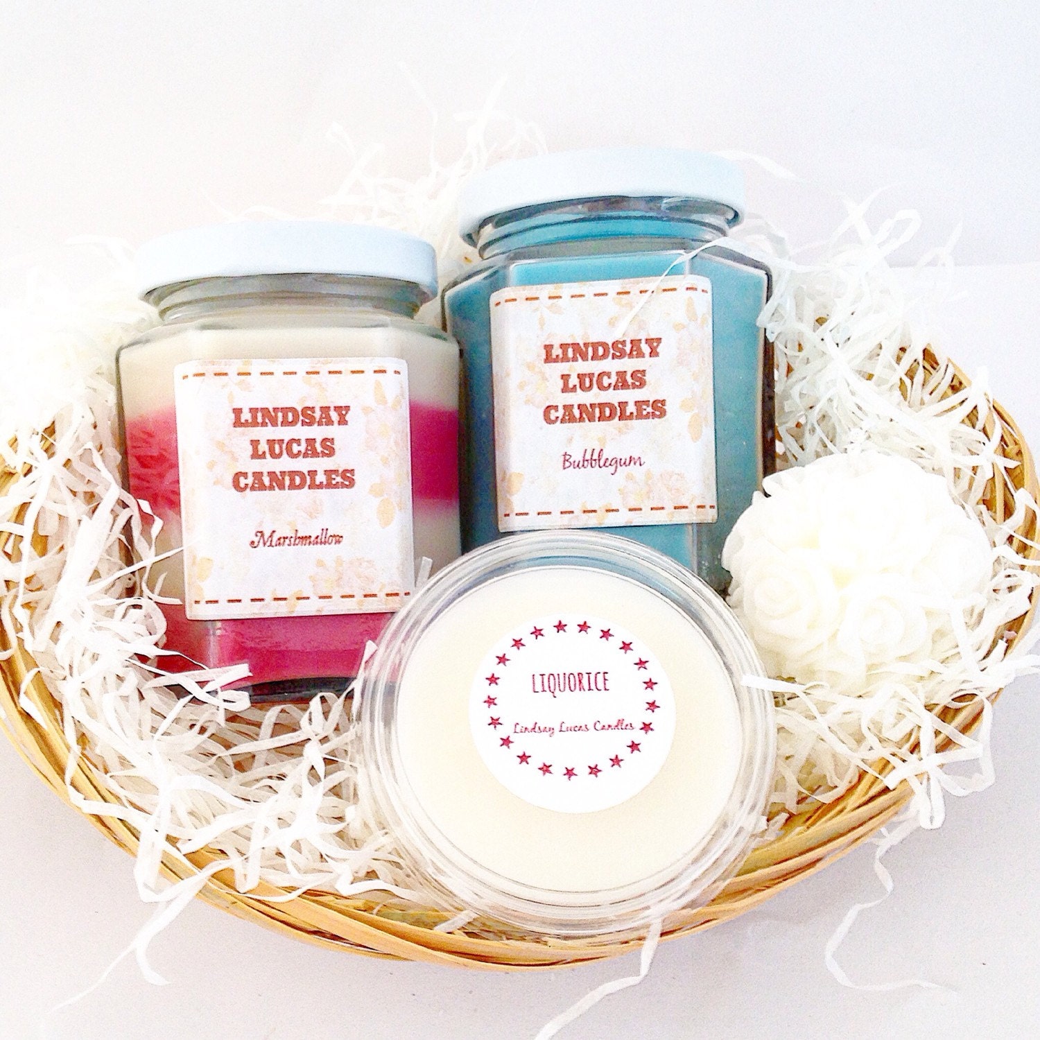 Large Candle Hamper Sweet Shop Scents Wax Melt Hamper