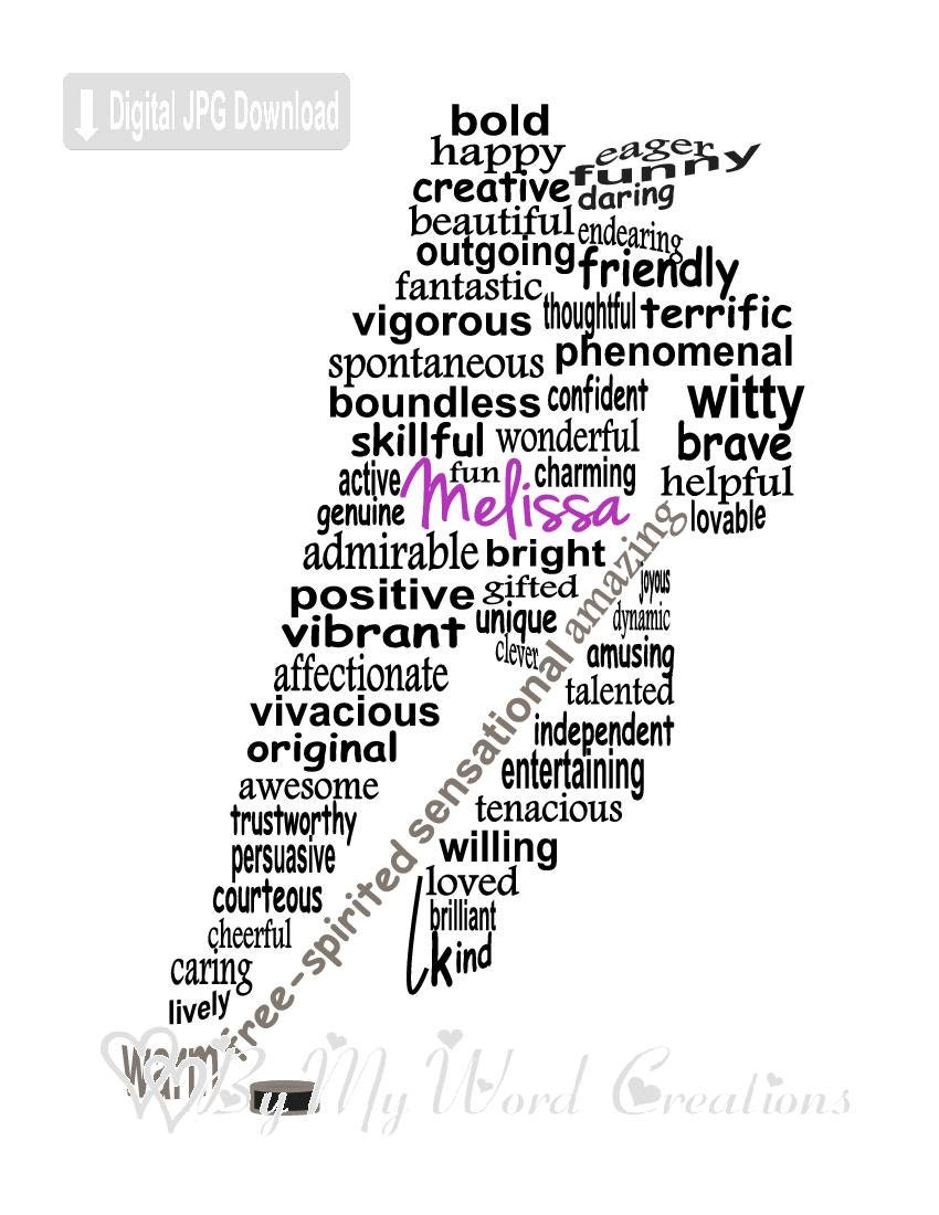 Hockey Player Art Girl Hockey Player Word Art Girl Hockey