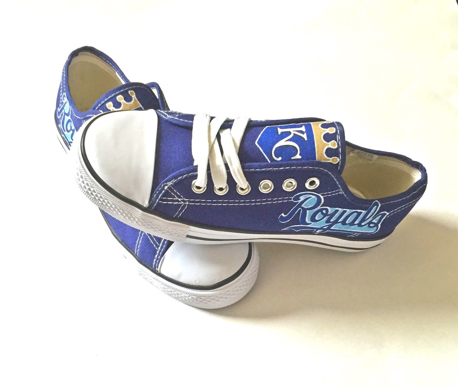KC Royals Shoes Kansas City Womens Shoes Lace up by ShopWildRose