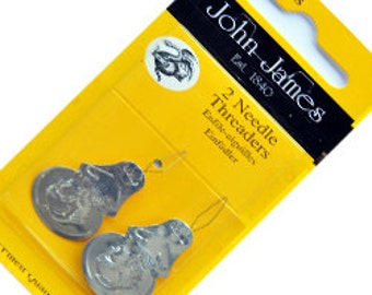 John James Needle Threaders- Haberdashery- Sewing kit supplies- Sewing- cross stitch- embroidery supplies