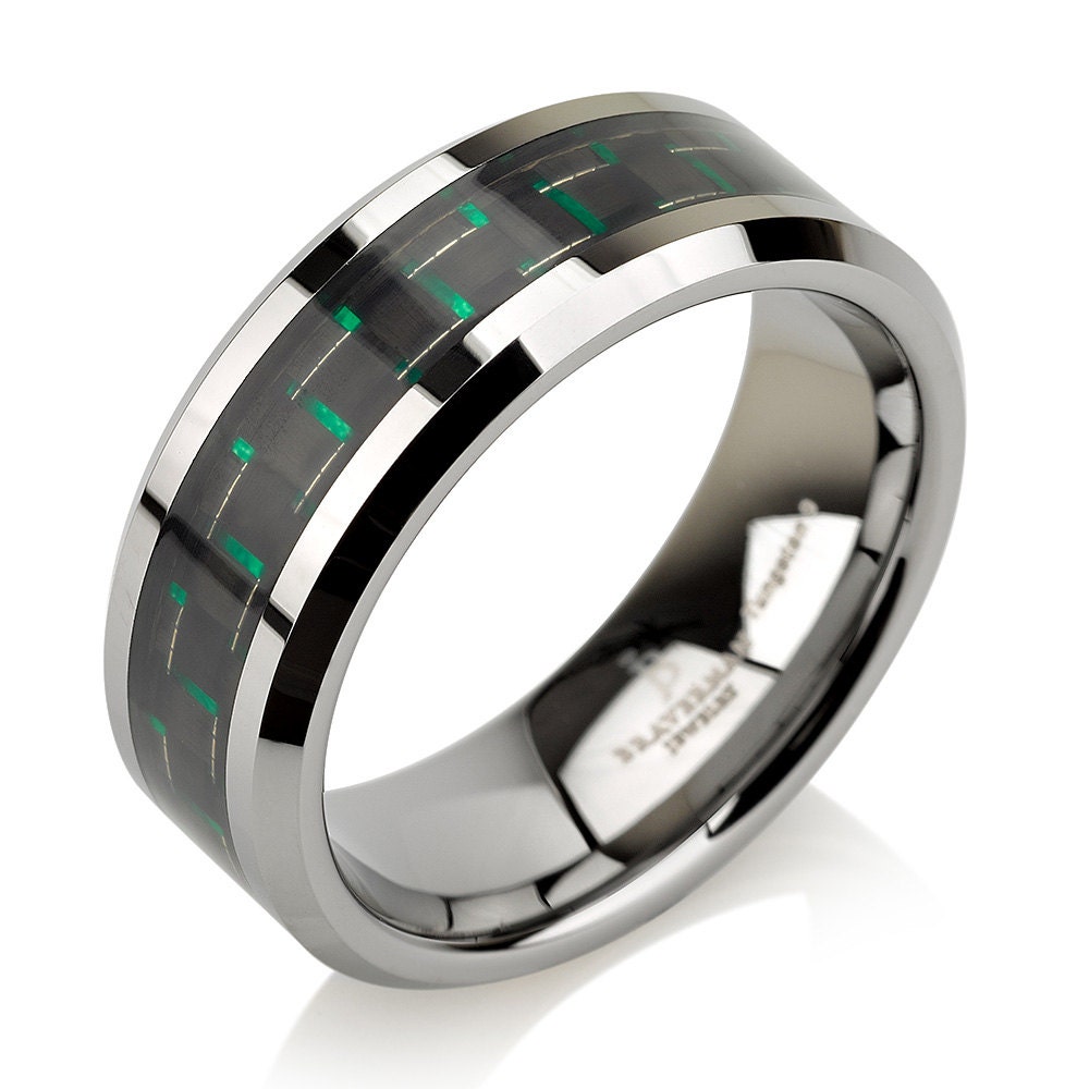 comfort fit titanium wedding rings engraved