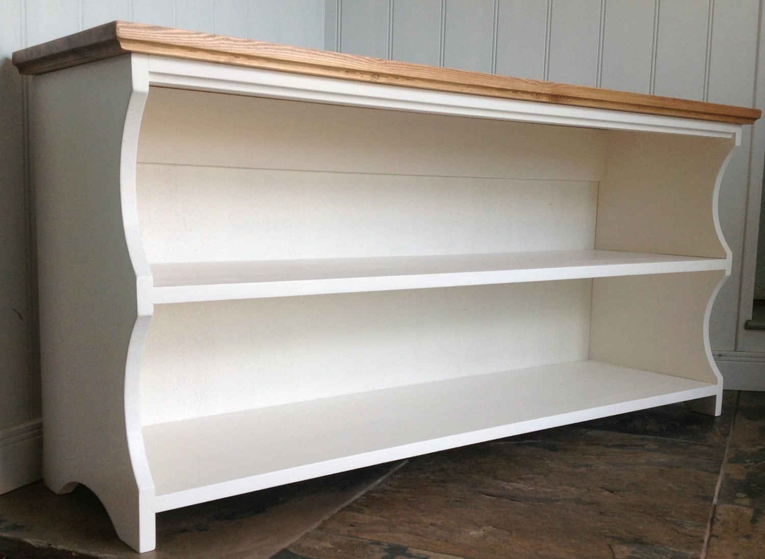 Hall Shoe Bench And Shoe Rack With Storage Shelves In Antique