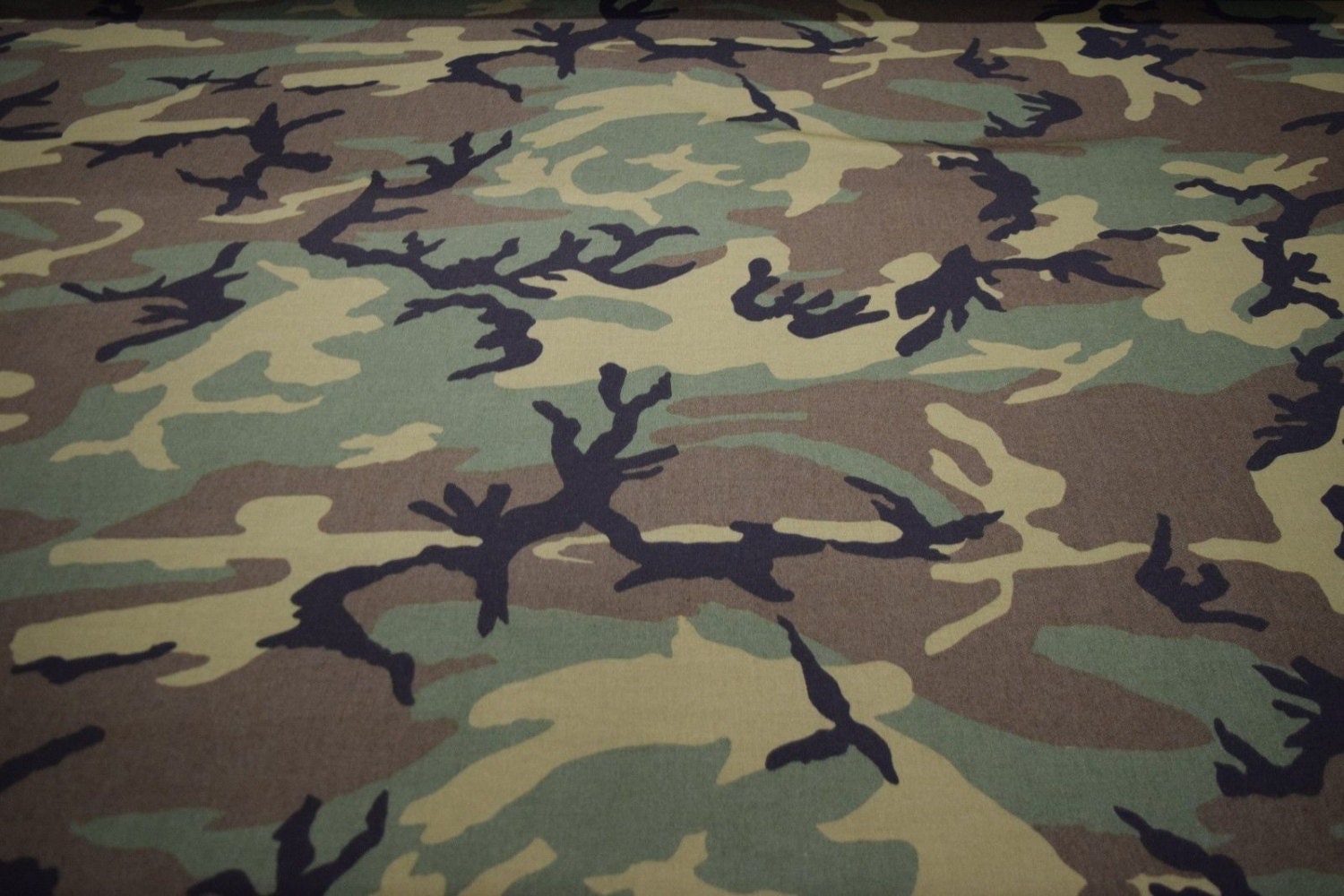 Woodlands NY CO Twill Camouflage  Fabric  Military Camo Fabric 