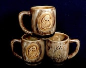 Set of Three Owl Mugs