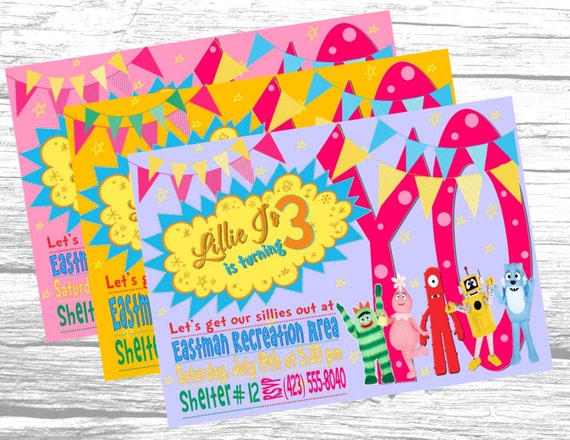 Yo Gabba Invitations 10